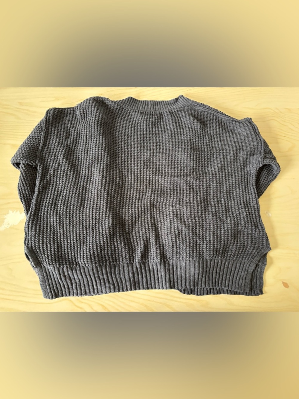 Universal Thread Gray Open-Front Knit Cardigan - Picture 5 of 5